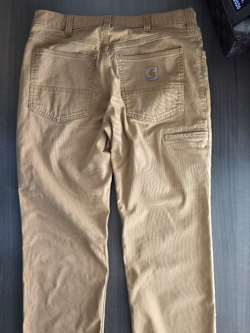 Carhartt Hickory Brown Straight Leg Workwear Pants Mens Size 32x30 Relaxed Fit - Picture 6 of 9